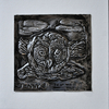 Aluminum bas relief "The Owl"