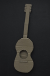 cardboard sculpture - Acoustic Guitar