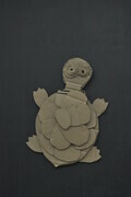 cardboard sculpture - turtle